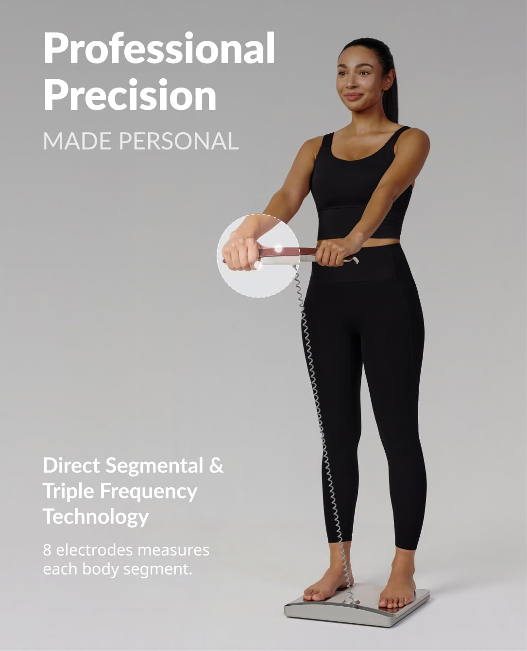 InBody Dial H40 Smart Scale | Body Composition Scale with BMI, Body Fat, Muscle Mass | Wi-Fi and Bluetooth Connectivity on InBody App (Beige)