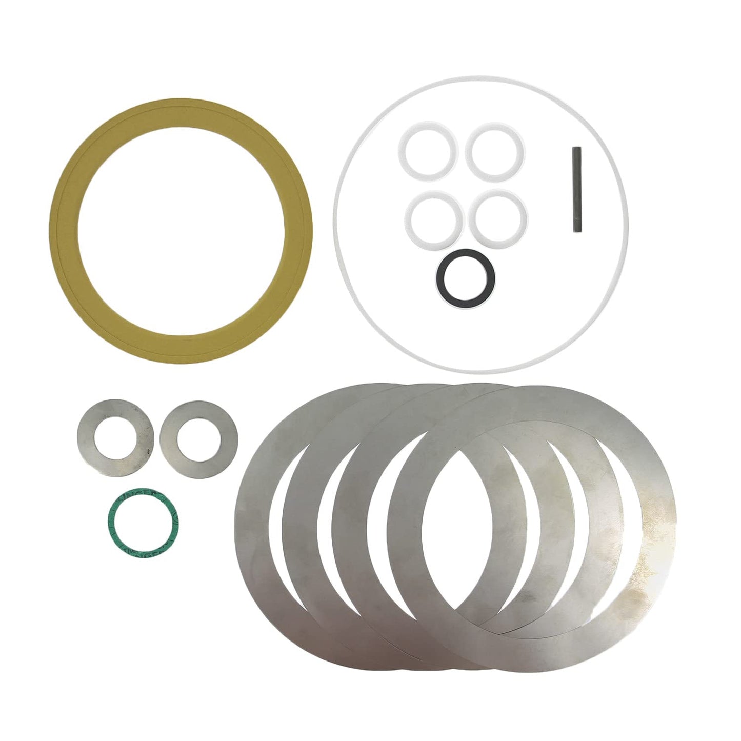 Industrial Service Solutions Fisher RV100X00C62 Repair Kit | Comp Seat, 6" V100 | 15 Pieces | Replacement Parts | for Critical, Utility, & Process Equipment