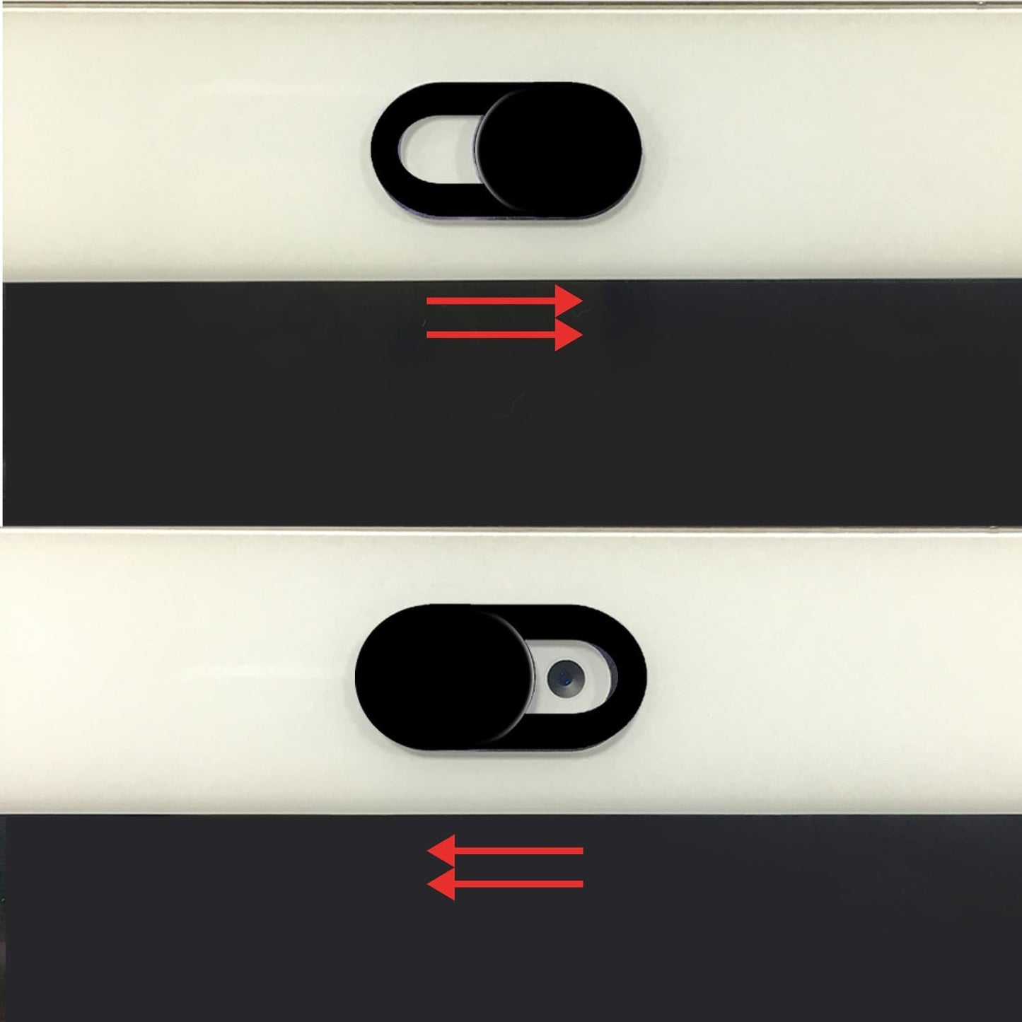 TENOC 5 Webcam Cover, Camera Privacy Cover Slide for Laptop/Cell Phone/iPad/PC/Tablet, Protect Your Privacy