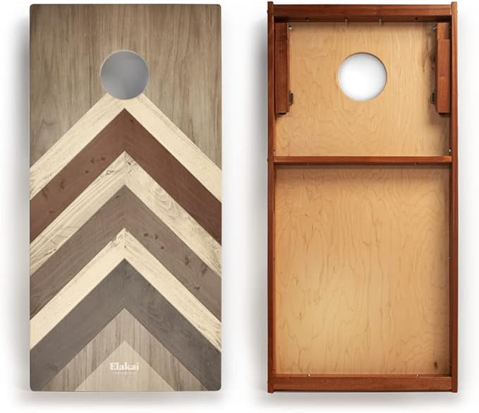 Elakai Retro Woody Series Premium Regulation Cornhole Boards 2x4