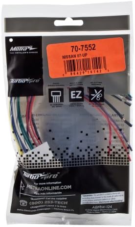 Metra 70-7552 2007-Up/Subaru 2008-2015 Electronics Radio Wiring Harness for Select Nissan