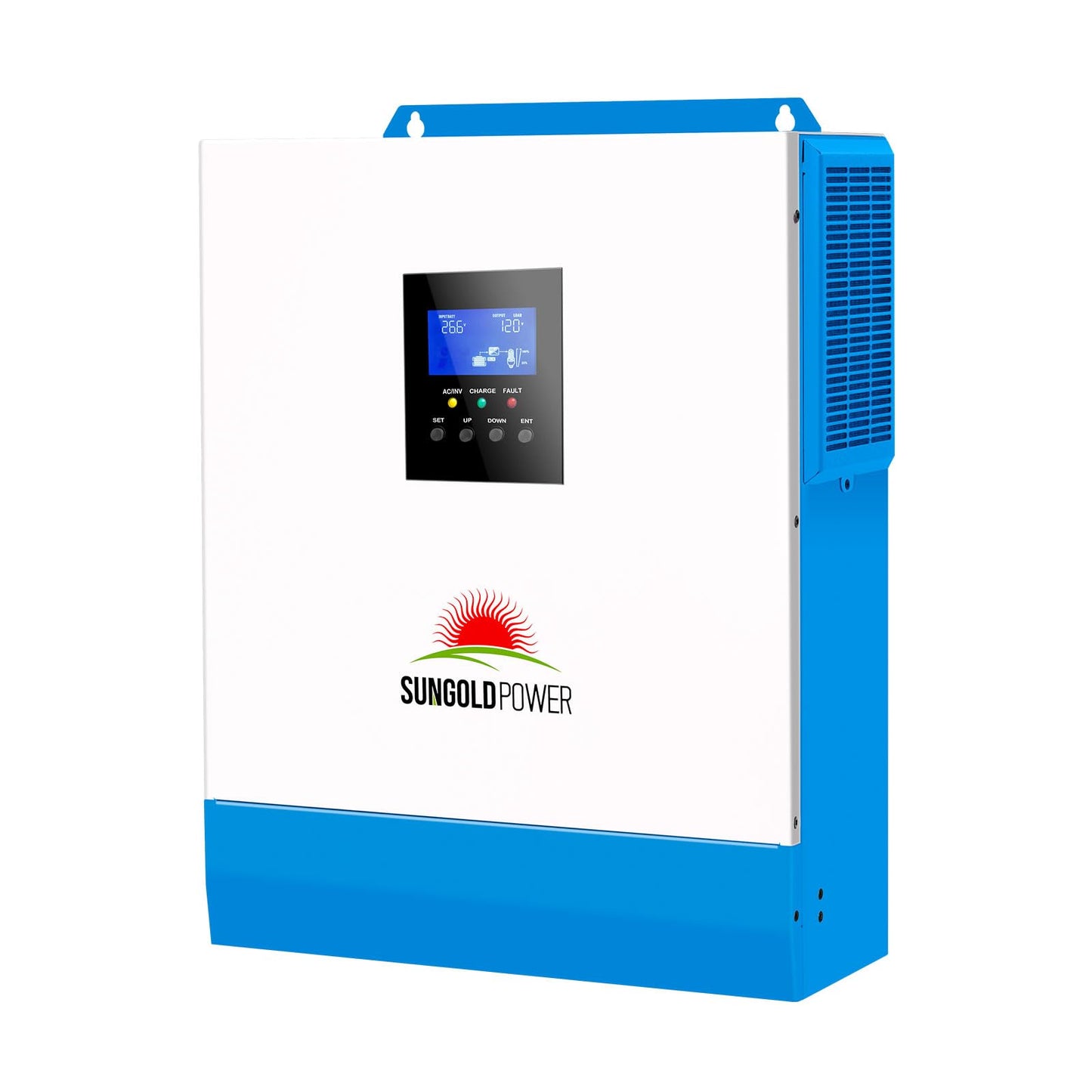 3000W DC 24V Solar Inverter with 60A MPPT Solar Charger (MPPT Voltage Range 30-90Vdc), 40A AC Battery Charger,120V AC Output All in One Pure Sine Wave Inverter Manufactured by SunGoldPowerCo.,Ltd