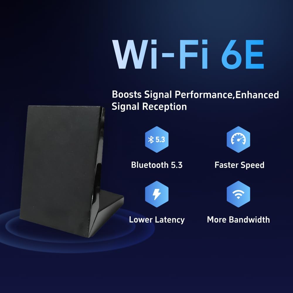 XLQJVPO 2T2R 2.62ft Antenna Dual Band Wi-Fi Moving Antenna with Extension Cable for PC Desktop Computer Motherboard