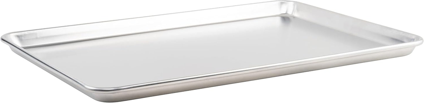 Winco Commercial-Grade Aluminum Sheet Pan - Durable 18 Gauge | 2/3 Size for Professional Baking