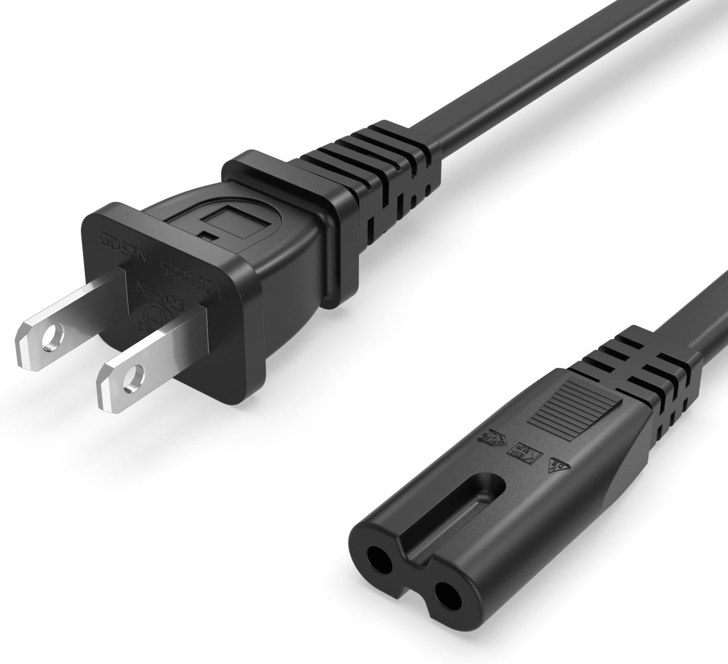 Superer 2 Printer Power Cord Cable Fit for HP OfficeJet Pro, Envy, DeskJet Series, for Canon PIXMA MG MP MX Series