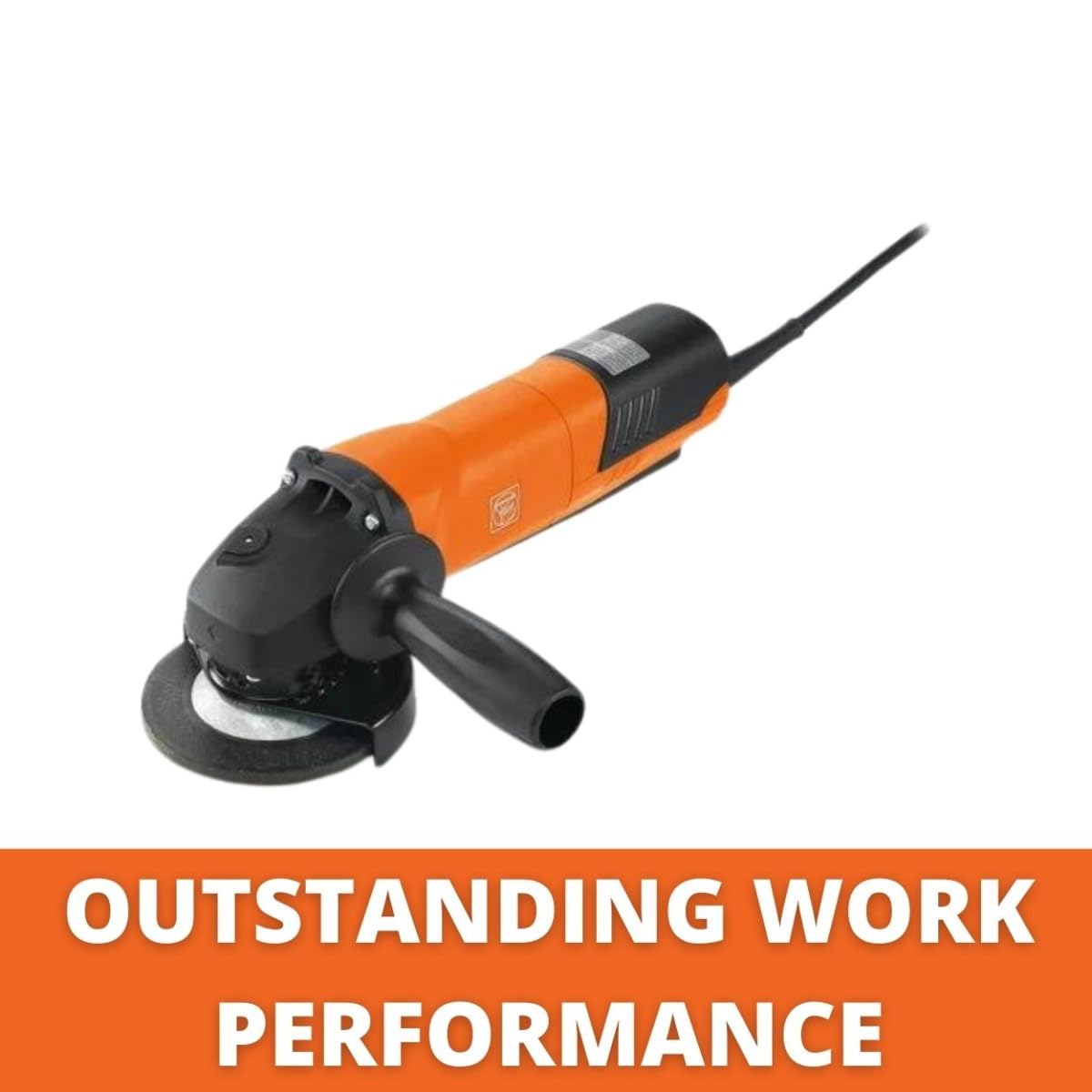 Fein 4-1/2" Compact Angle Grinder with 1,140W Motor and Paddle Switch - Advanced Safety Features and Dust Protection for Versatile Grinding and Cutting - CG 10-115 PDE - 72226060120
