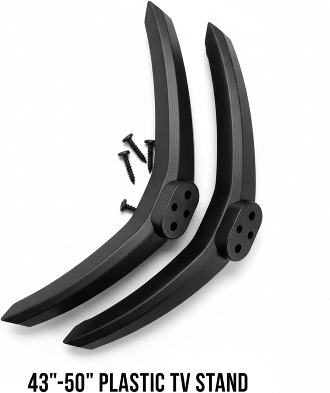 Dranvosk 43-50Inch 2 Pack Universal TV Stand Legs for TVs | Replacement TV Feet with Screws | Easy Install Plastic