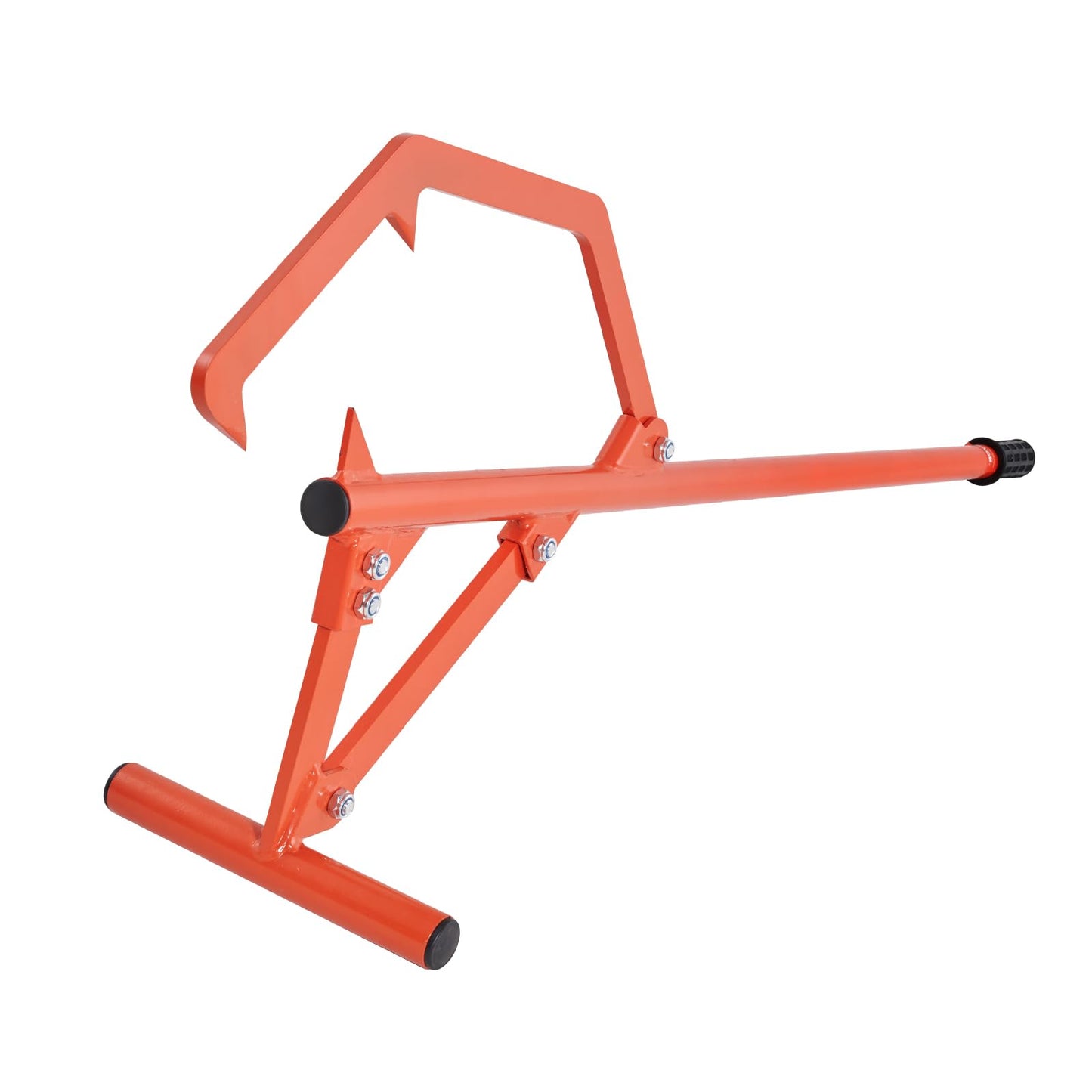 VEVOR 48" Timberjack Log Lifter, Adjustable Heavy Duty Log Roller Cant Hook, Log Jack with Rubber Grip & Triangular Support, Log Cant Hook Logging Tools for Rolling and Lifting Logs up to 25" Dia