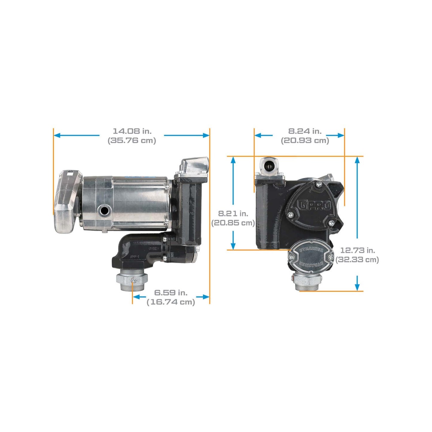 GPRO - V20 Series Fuel Transfer Pump, 1 Inch Outlet, Pump Only, 20 GPM, 115 Volt (171000-01)