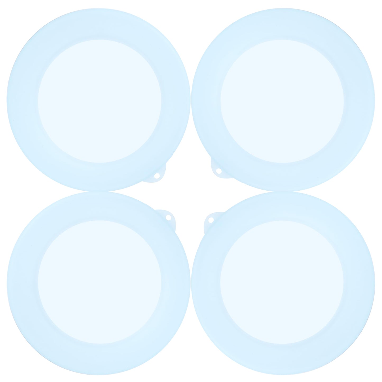 Purekra 4 Pack Silicone Lids for Corelle Vitrelle 18-Oz Soup/Cereal Bowls, Freezer & Microwave & Dishwasher Safe (Bowl not included)