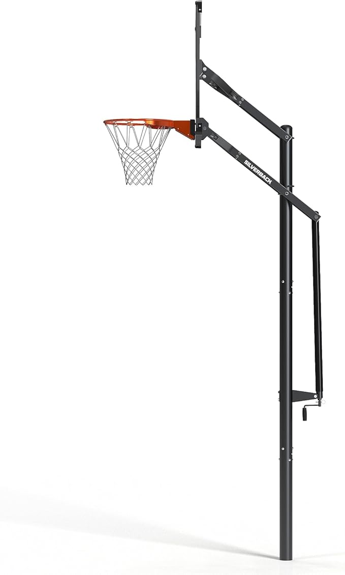 Silverback NXT 54" and NXT 60" In-Ground Basketball Hoops with Adjustable-Height Basketball Goal Backboard and QuickPlay Design