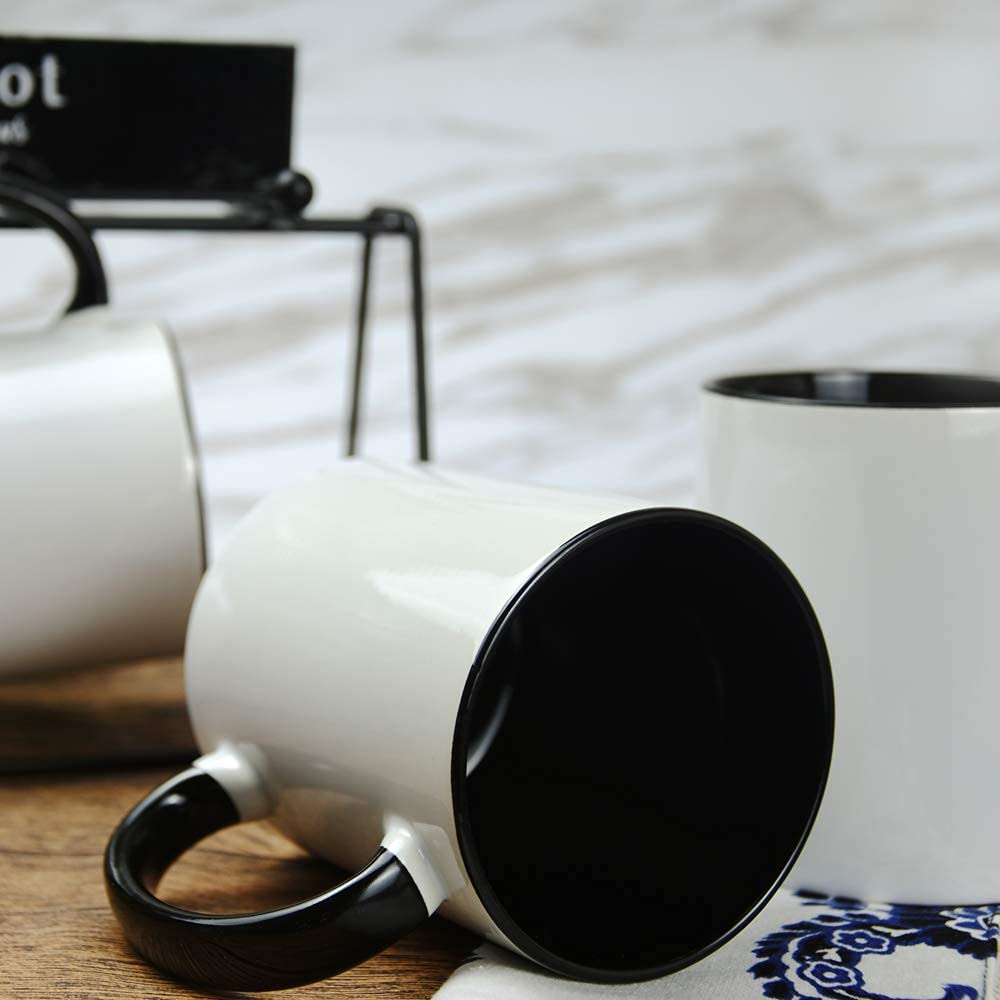ARTONUSA 11oz Sublimation Blank Coffee Mugs,Set of 24
