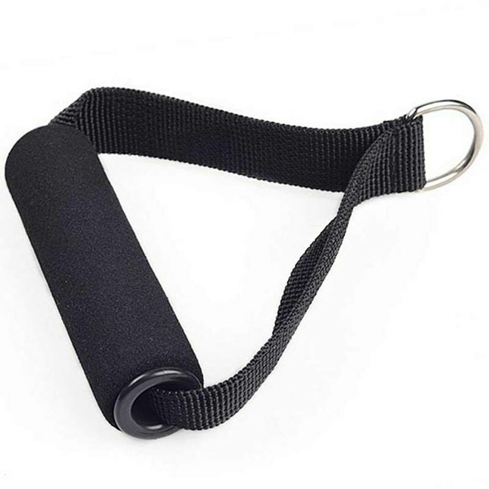 4PCS Pull Handles Resistance Bands Foam Handle Replacement Fitness Equipment for Yoga, Strength Training (Black)