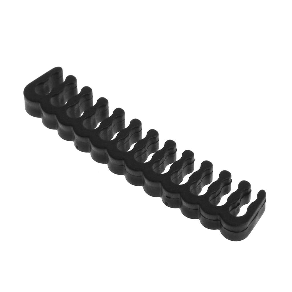 Rooyar 2.5-3.2mm 4/8/6 /24Pin PP Cables Comb Clamp Clip Dresser for PC Power Cables Wiring for PC GPU Collect Clips