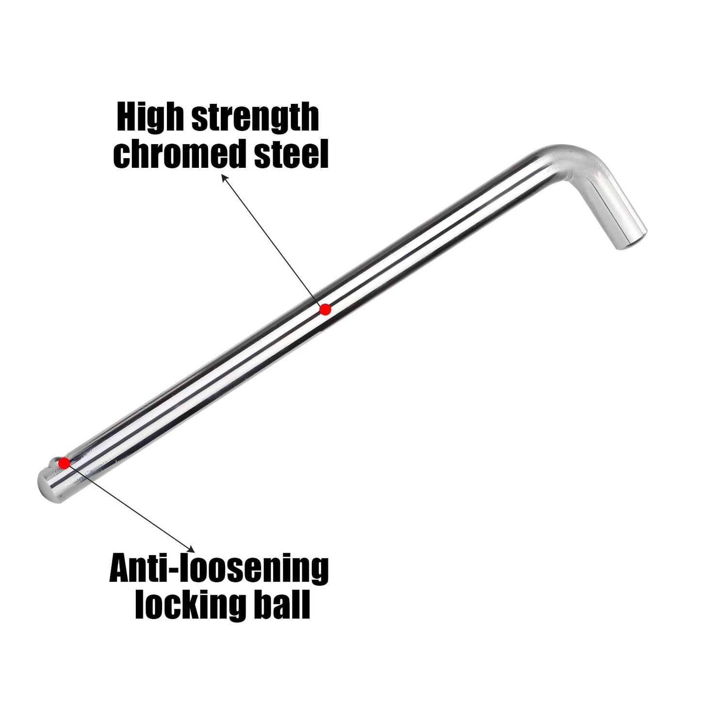NQEUEPN Weight Stack Pin, 3/8 Inch Diameter 6 Inch Weight Loading Pin L Shaped Pin Tensile Weight Stack Extender Pin Weight Selector Pin Gym Pin Fitness Gym Equipment for Home Gym
