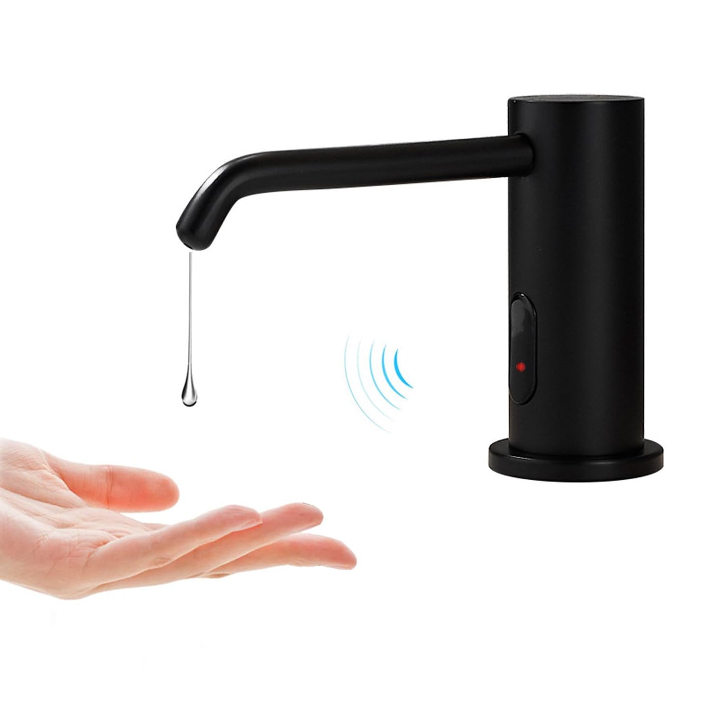 Automatic Touchless Soap Dispenser with 1000ml Capacity, Infrared Sensors, Built-in Sink Soap Dispenser for Bathroom, Kitchen, Commercial Use, Smart Home