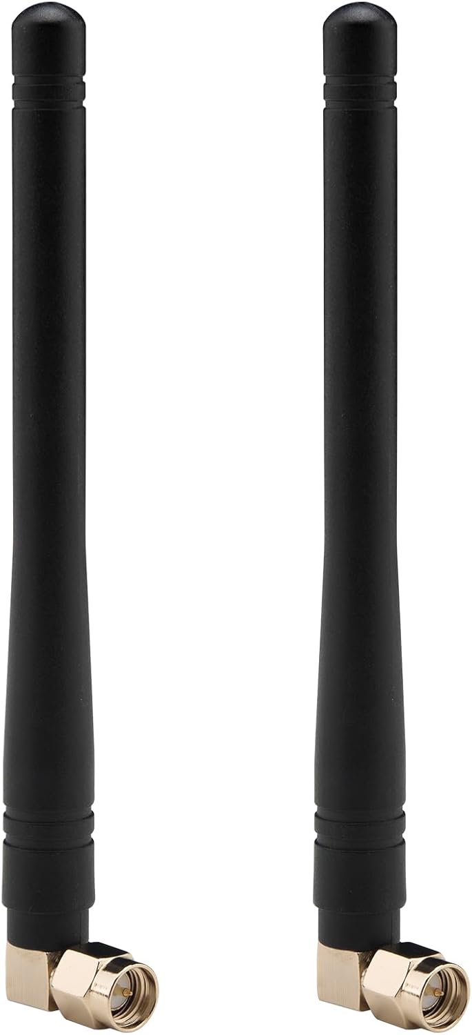 Kaunosta 315MHz 3dBi (2-Pack) CC1101, CCU3, SMA Male Antenna Right Angle Omni-Directional Antenna for Garage Door