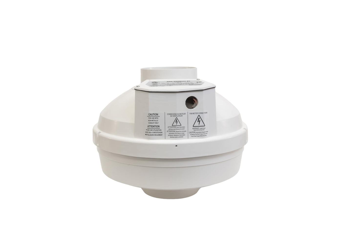Festa AMG Phoenix EC Radon Fan – 3“ Installation Kit - Quiet and Energy Efficient Radon Mitigation Inline Fans – High Performance 4” Duct Fan