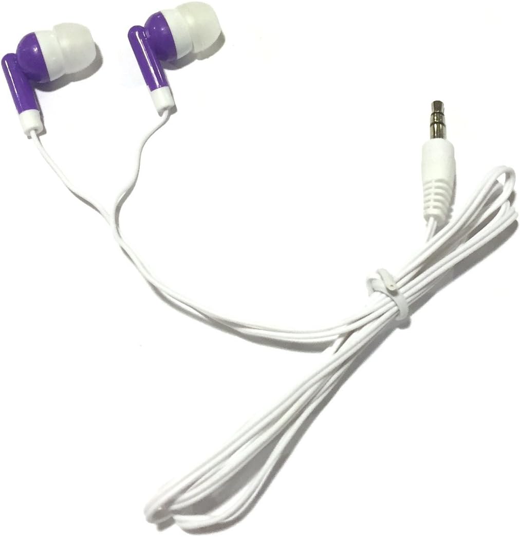 100 Pack MP3 TFD Supplies Wholesale Bulk Earbuds Headphones for iPhone, Android, Player - Mixed Colors