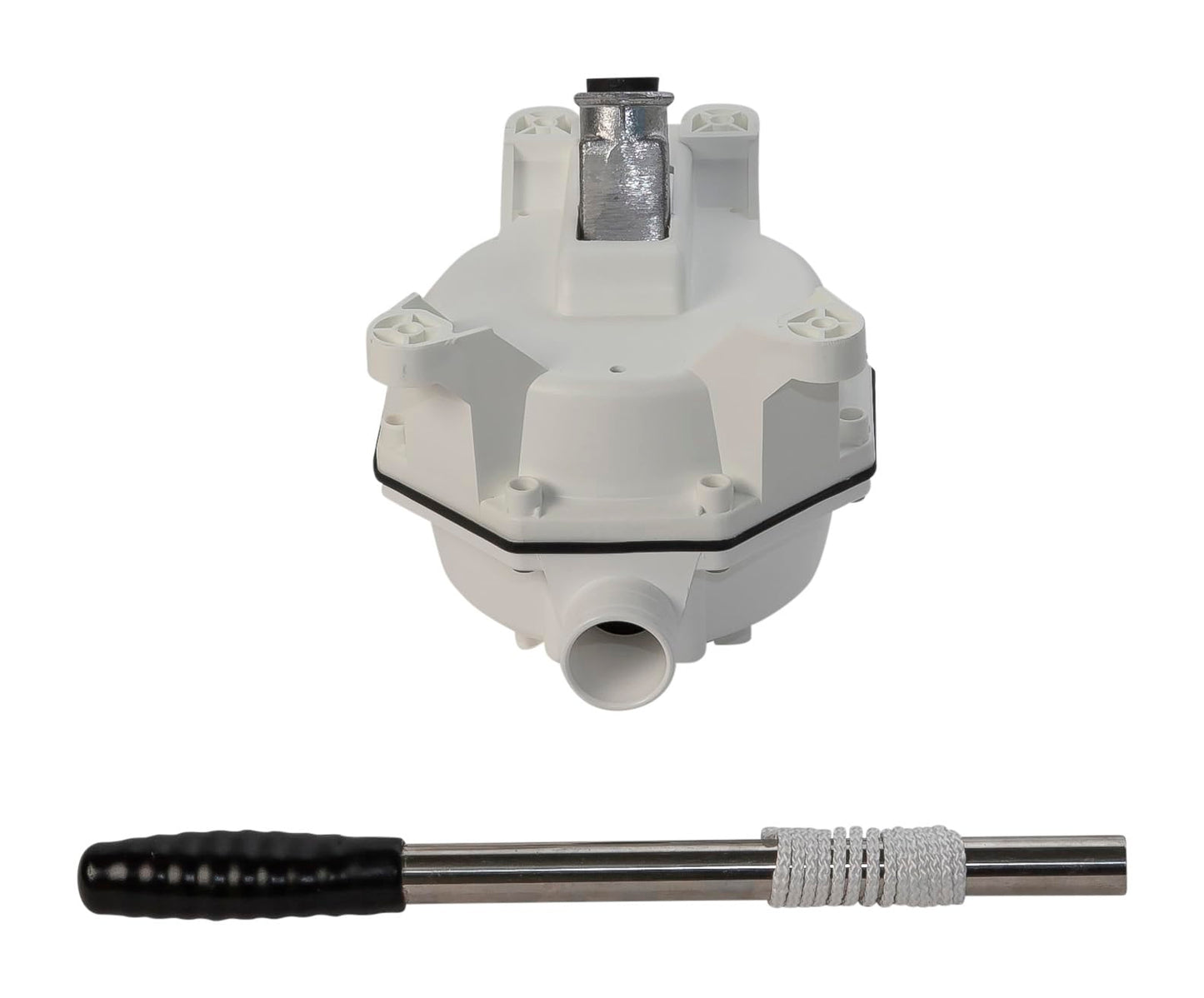 Whale Mk5 Manual Sanitation Pump - Bulkhead. Up to 17 GPM Flow Rate, Designed for Toilet Flush or Holding Tank Pump Out ensuring reliability in Black Waste Management, BP0535
