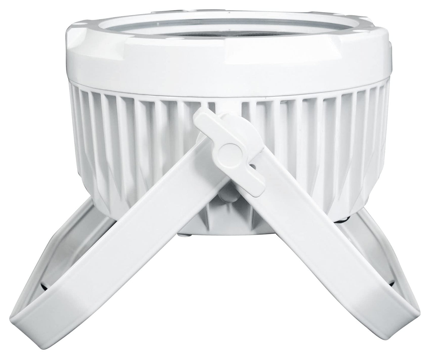 Rockville WET PAR PRO WHITE 12 LED RGBWA+UV Par Wall Wash Up Light, Waterproof IP54, DMX Control, Adjustable Beam, for Restaurants, Stages, Clubs