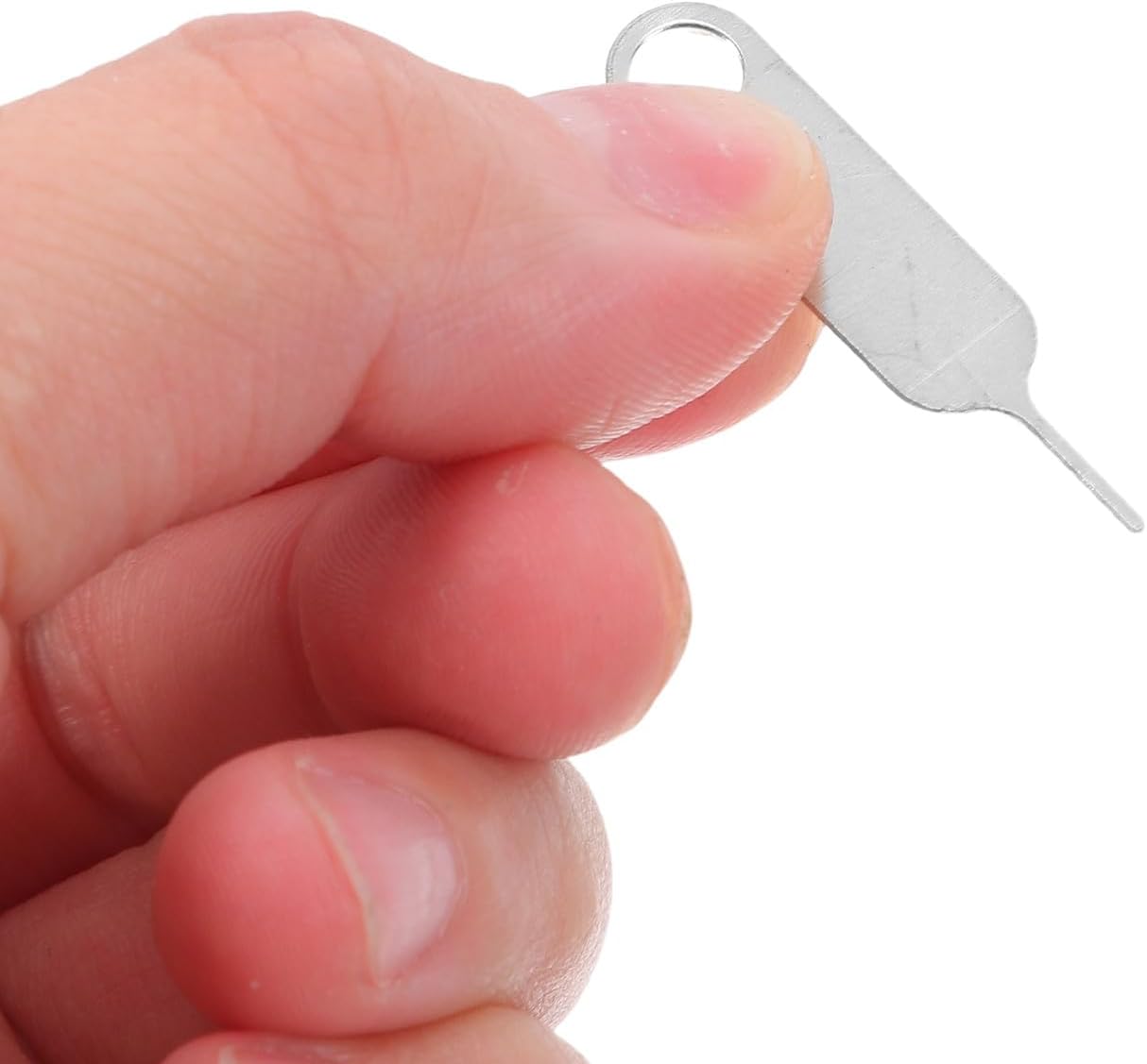 500pcs KOMBIUDA Sim Card Ejector Pins Universal Mobile Phone Card Removal Tool Stainless Steel Lightweight Compact
