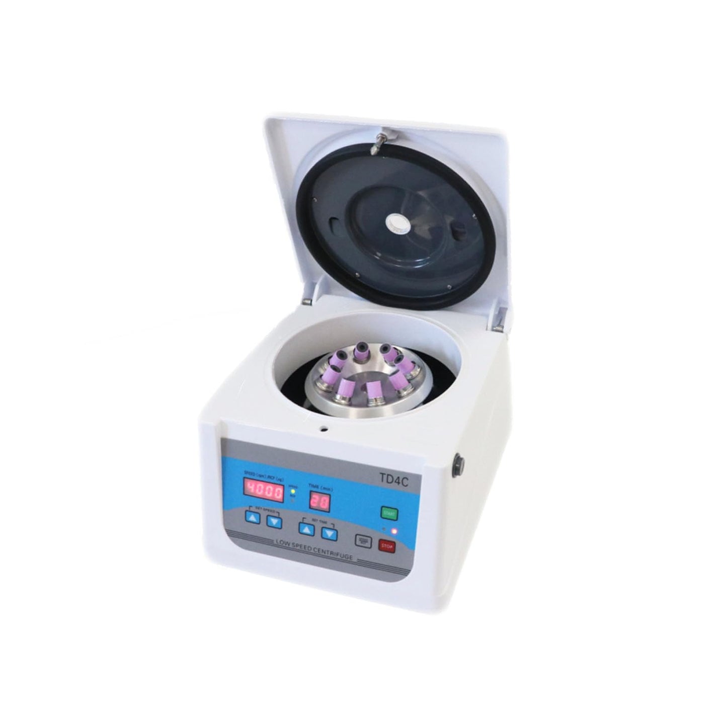 Lab Benchtop Centrifuges, SHengwin Digital PRP Centrifuge Machine with Aluminum Alloy Rotor 2/5/8/10/15ml x 8 Low Speed Desktop Centrifugal Machine 100-4000rpm