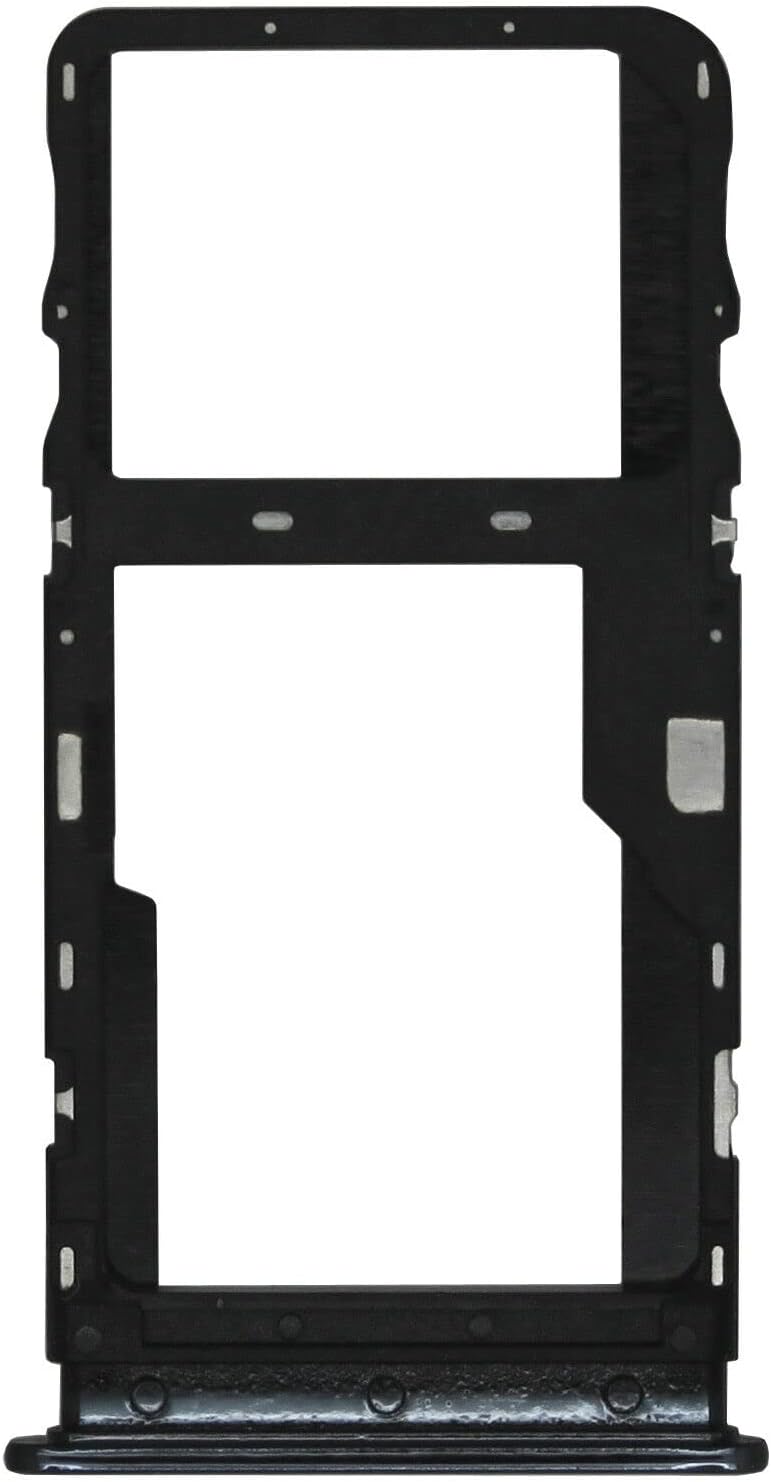 10 5G T790S Sim Card Holder Slot MicroSD Tray Replacement Compatible with TCL UW Verizon (Black)