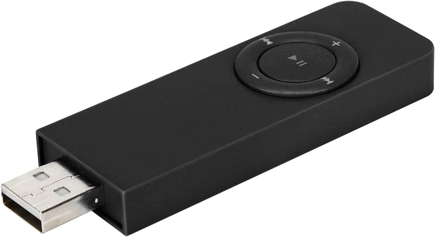 Dioche MP3 32GB 3.5mm USB Player with Expandable Memory, Includes Earphones & Clip, Portable Music Player for Kids