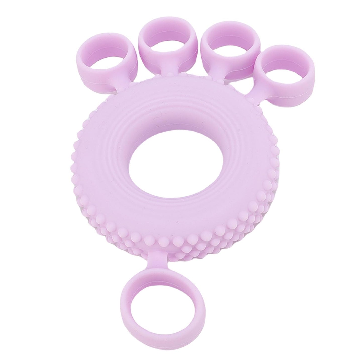 NOENNULL Finger Stretcher Grip Strength Trainer Soft Non Slip Finger Exerciser for Home Office Gym Silicone Purple