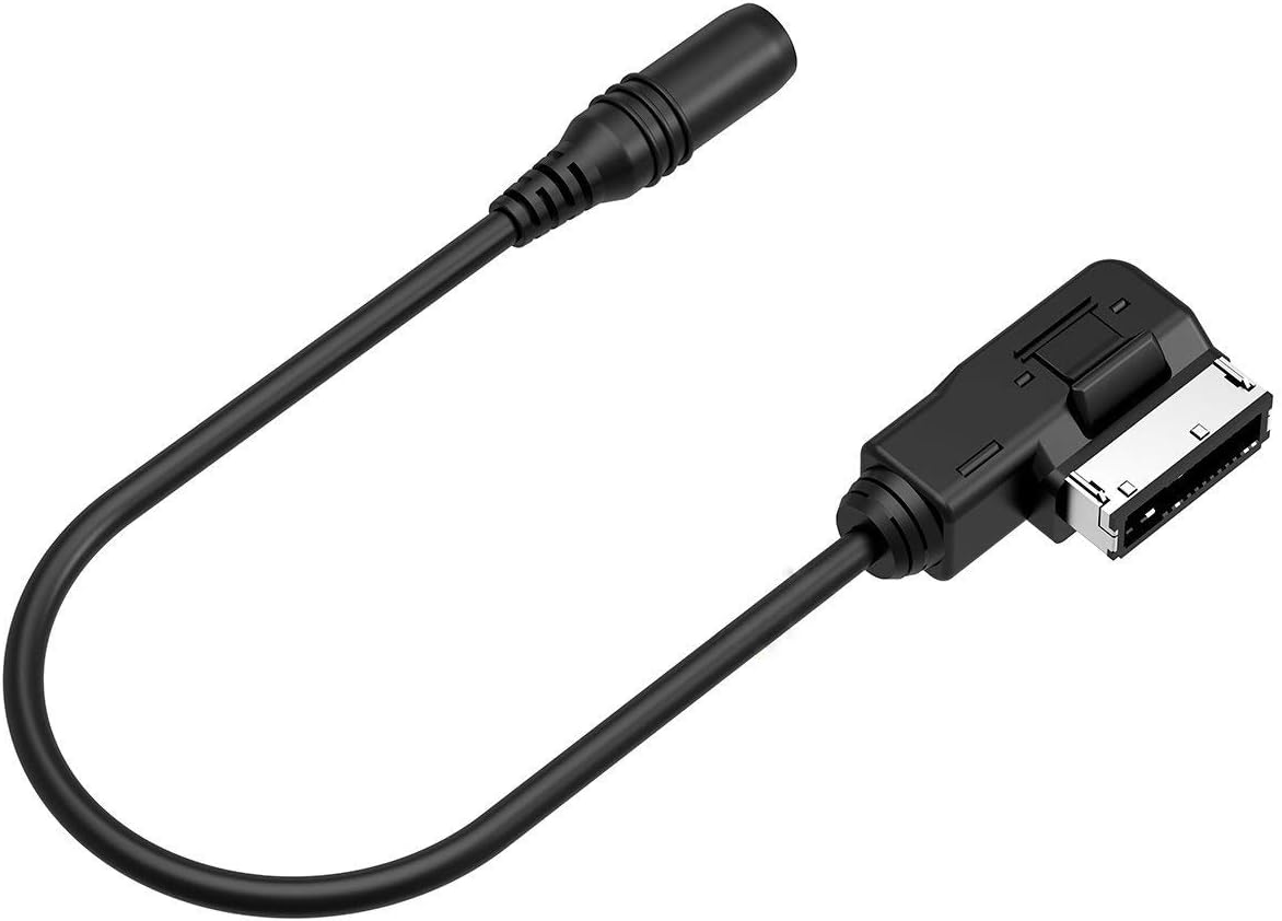 CHELINK 3.5mm MP3 MI Music Interface to Female Aux-in Cable for Benz, Stereo Jack Cord Audio Adapter Compatible