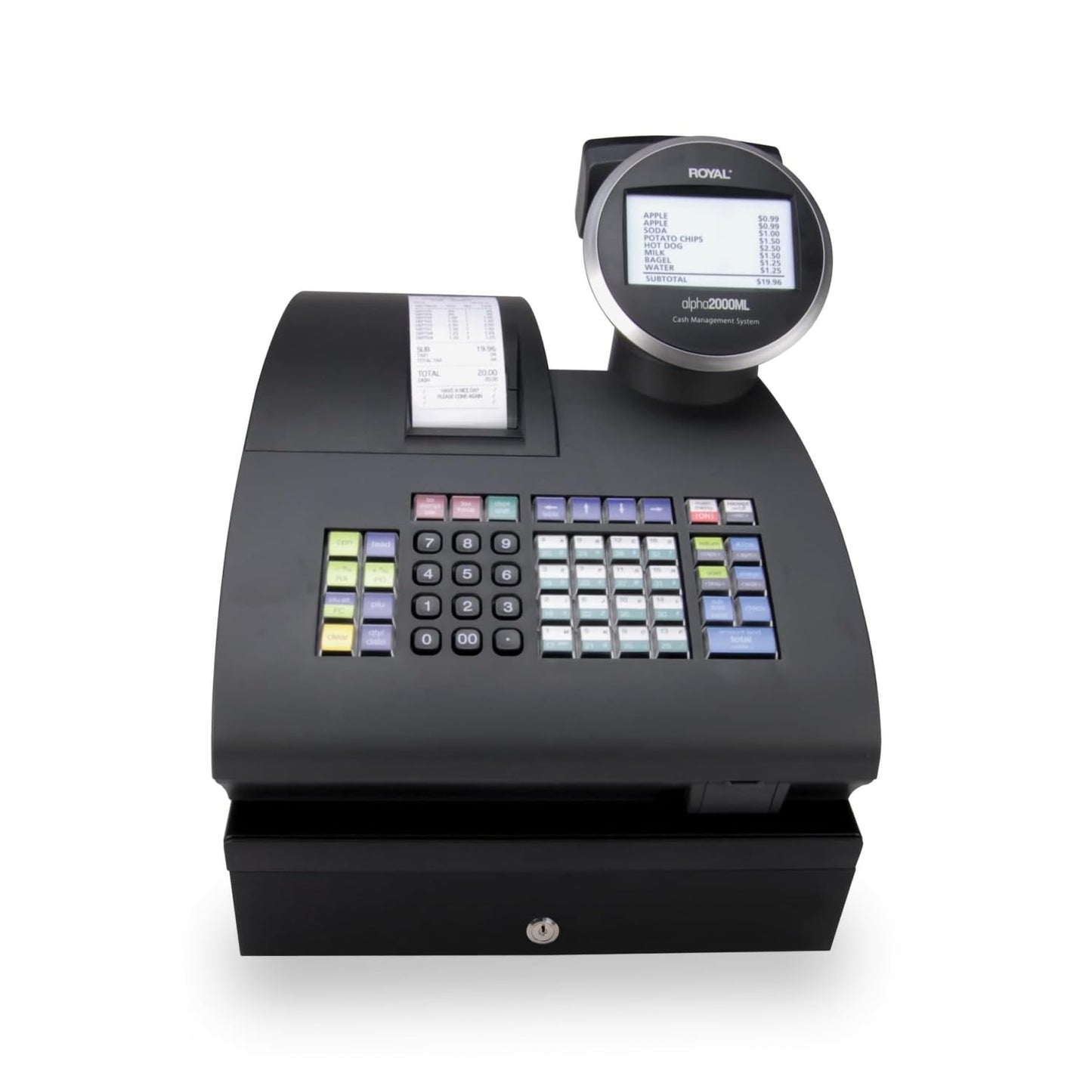 Royal - Electronic Cash Register, 2000ML, Advanced POS System for Businesses, Ideal for Retail & Small Businesses (Refurbished)