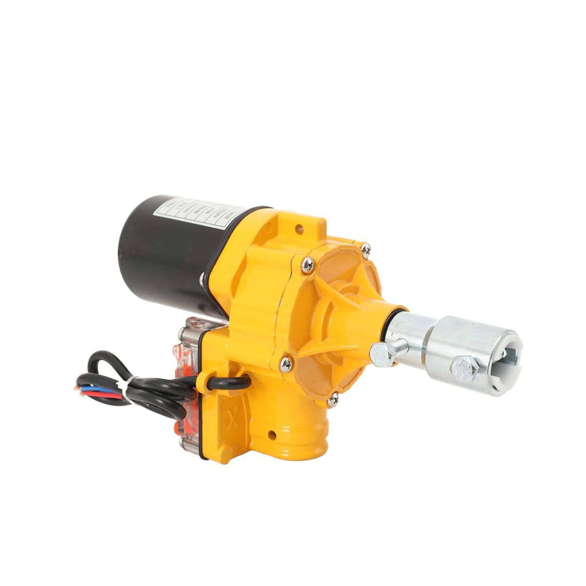 100W Greenhouse Film Roll up Side Motor with Precise Bearing Climber for Greenhouse Ventilation, Waterproof Electric Film Curtain Roller Frame Shed DC24V Automatic Venting