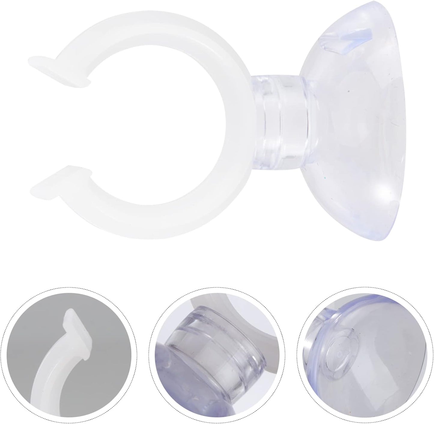 Uonlytech Candle Holders - 12 Pcs Suction Cup Tapered Candle Holders for Christmas Decor | Cone Stand
