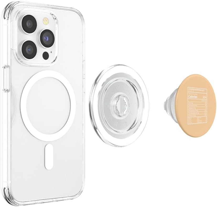 Chickpeas Nutrition Data Graphic Collective Chickpeas Nutrition Facts Macro Label Design PopSockets PopGrip for MagSafe
