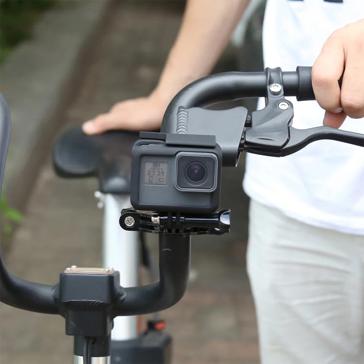 360 13-4, Reflex Camera Metal Handlebar Mount Clip Durable, Adjustable Camera Holder for Go Pro Hero Other Cameras