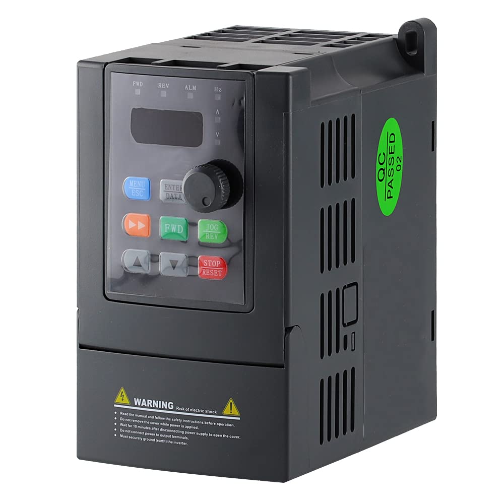 ATO VFD Drive, Single Phase Variable Frequency Drive, Single Phase 220V-240V Input Single Phase Output for Single Phase Motor