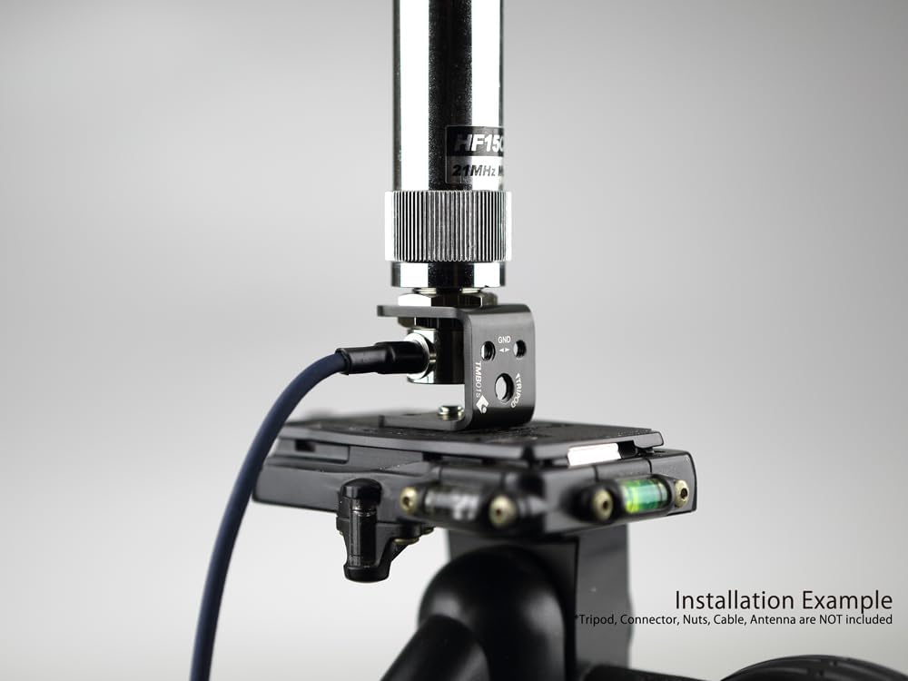 TMB01s 1/4"-20 Ultra Compact Tiny Tripod Antenna Mount Adapter Threaded Ham Radio POTA/SOTA & Outdoor Hiking Traveling