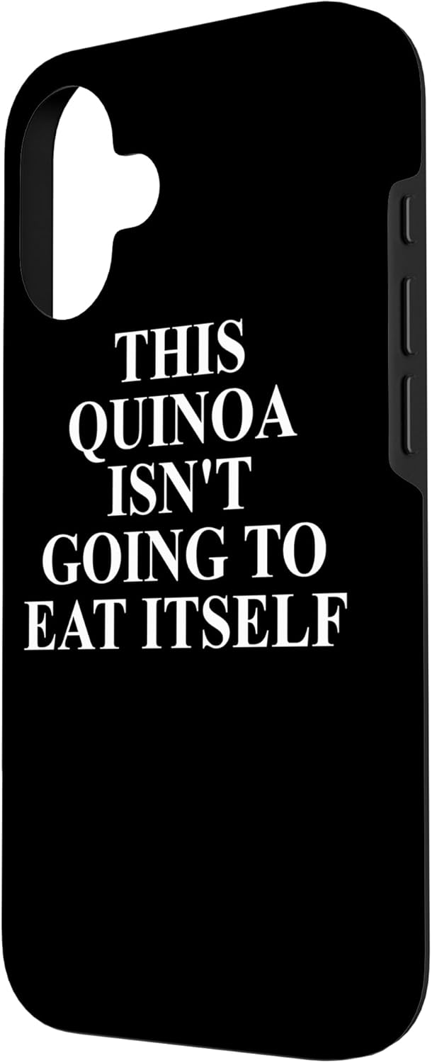 Cool Quinoa Humor Quote Merch 16 Quinoa Apparel - Funny Quinoa Lover Novelty Design Case for iPhone