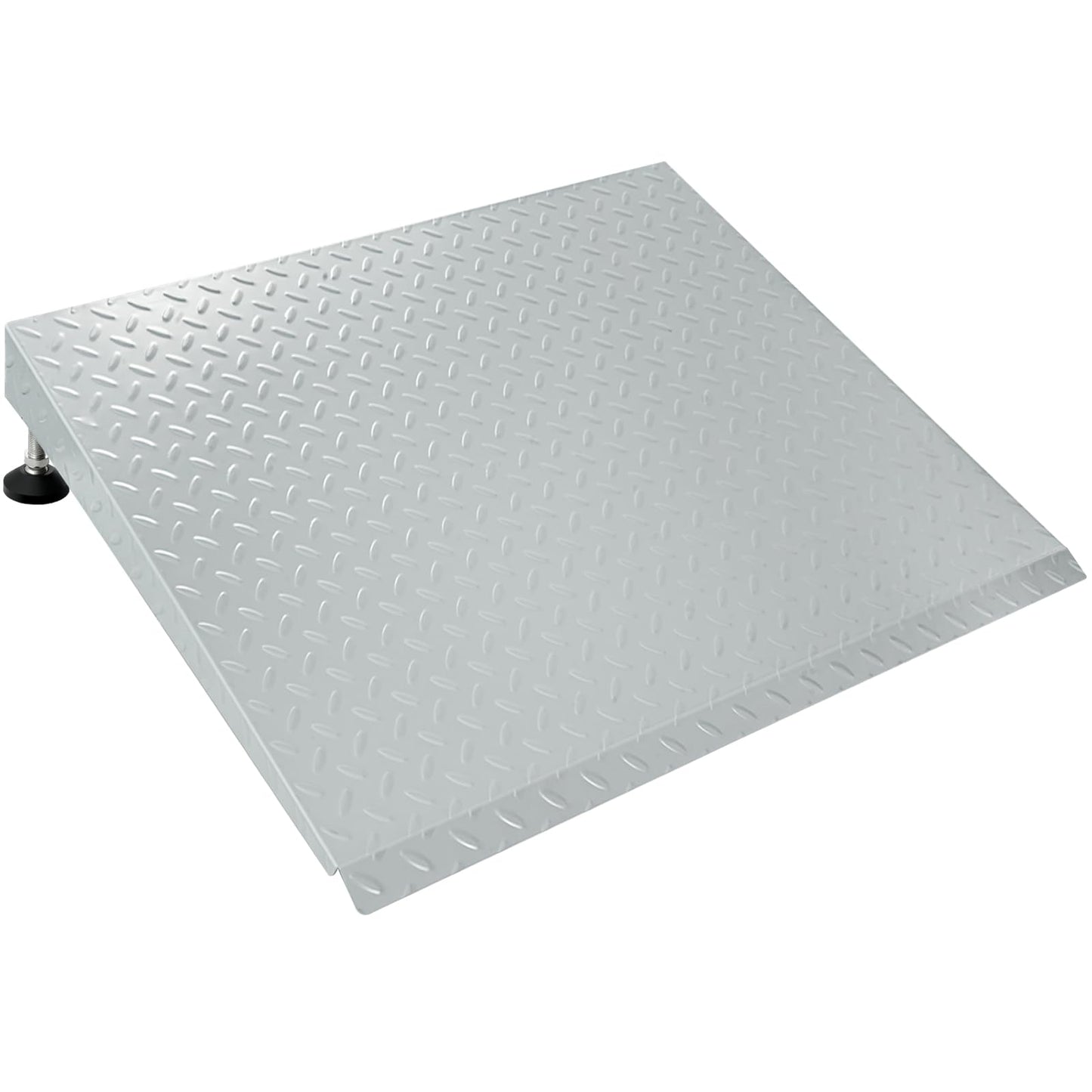 HONYTA Height Adjustable Door Ramp, Door ramp for 3”, 5” to 7.5” Threshold or Steps, Heavy Duty Door ramp for Wheelchairs Walkers Scooters(27.6" L*37.4" W, Alloy Steel, Max 800LBs)