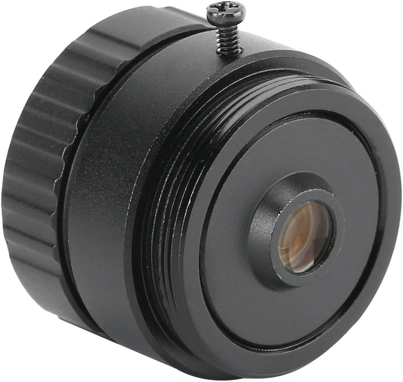 TEUOPIOE 2.5mm 3MP 2.5mm 3MP F1.2 1/2.5 Camera Lens, Definition HD CS Mount Focus Fixed CCTV Lens for Camera