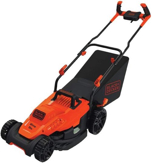 BLACK+DECKER Electric Lawn Mower - 15-Inch, 10-Amp Corded Design with Convenient Bike Handle