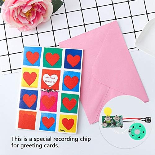 FOSA 60 DIY Greeting Card Chip, Seconds Music Sound Audio Voice Recording Module Device Chip Recordable Sound Chip