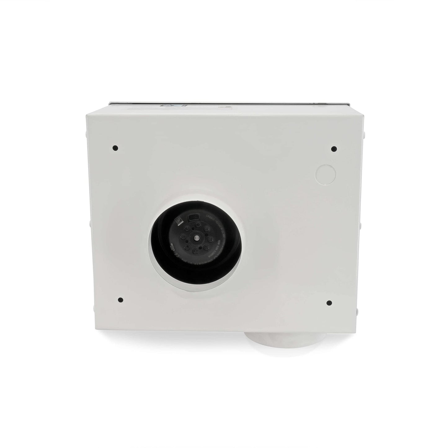 Festa AMG Patriot Radon Fan - Quiet and Energy Efficient 195 CFM Radon Mitigation System Inline Fan - 4" Electric Waterproof Inline Duct - Powder-coated steel – White