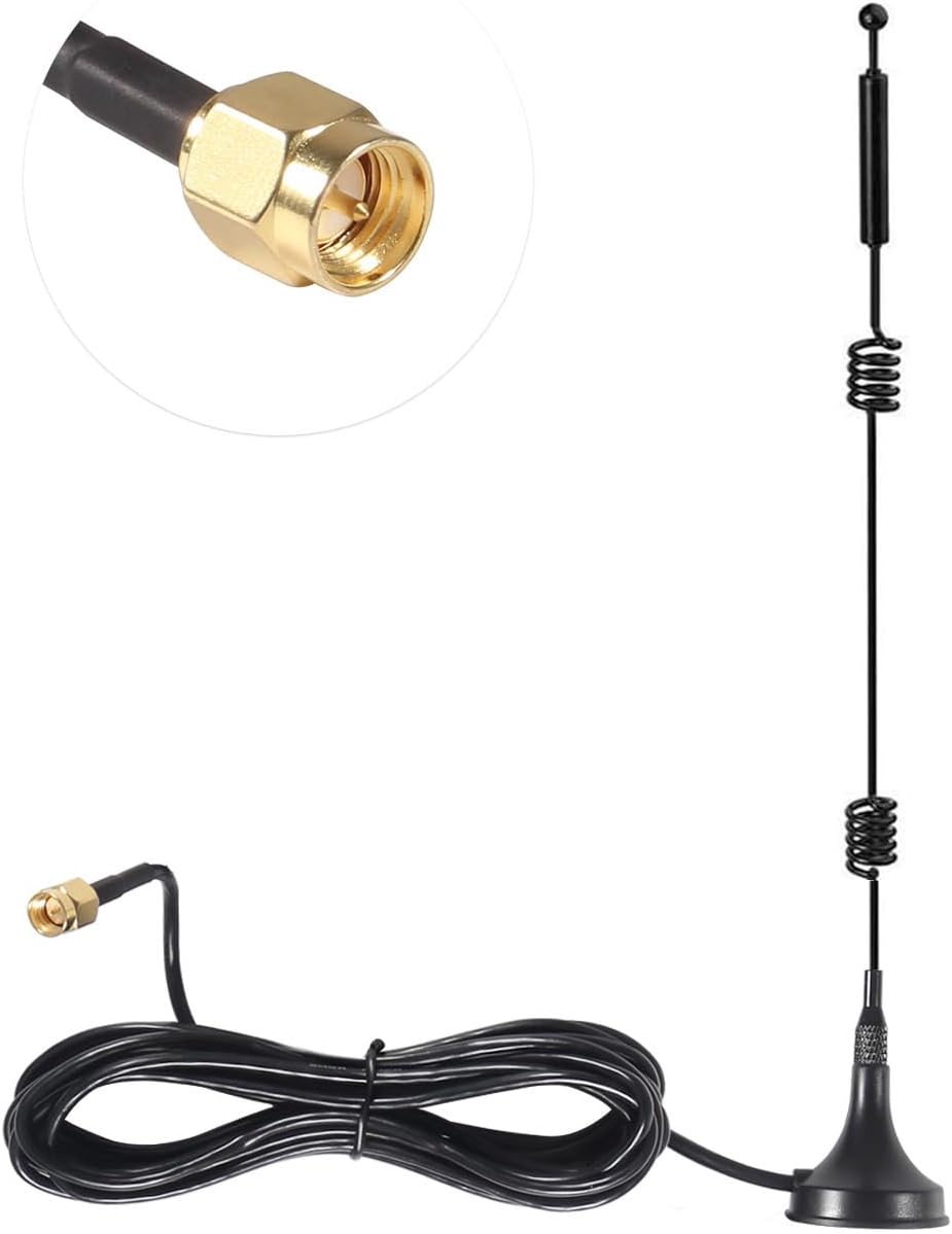 DORHEA 2.4GHz 5.8GHz 9dBi Dual Band WiFi Antenna SMA Male Connector for Security Camera, Wireless Recorder, Truck