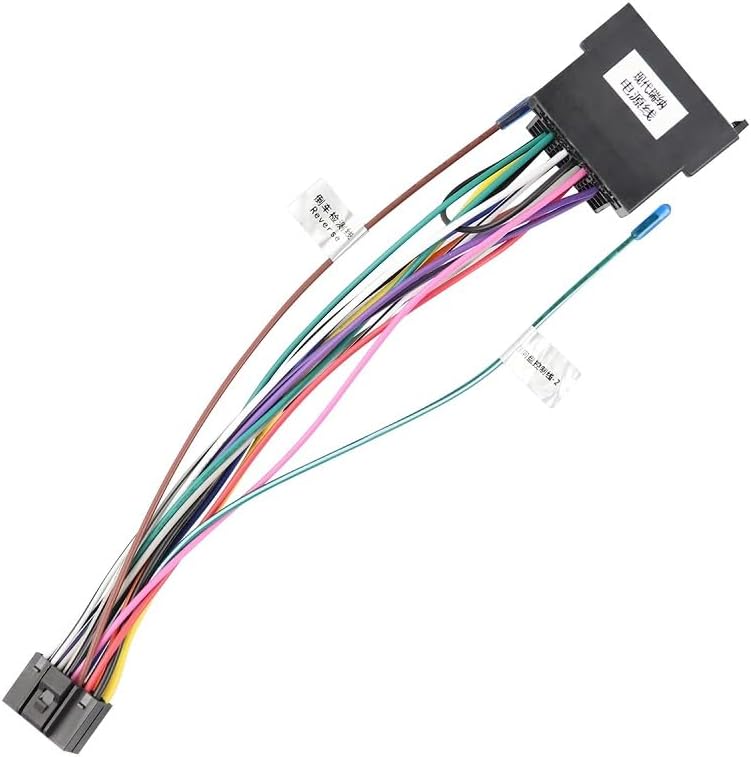 weevoo 16 Pin ISO Car Radio Stereo Wiring Harness Adapter Replacement for Hyundai Verna Accent Kia Android Car Radio