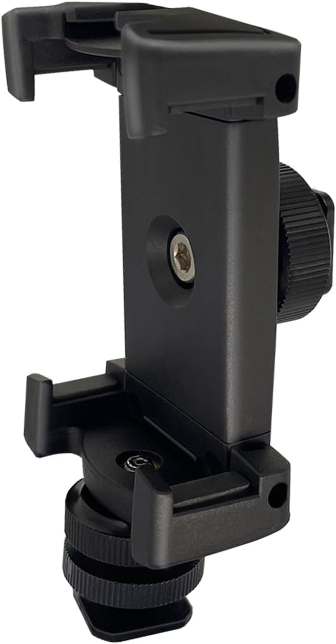 2 Suptig Adjustable Power Bank Holder with Cold Shoe Mount for Camera Rig, Phone Mount.