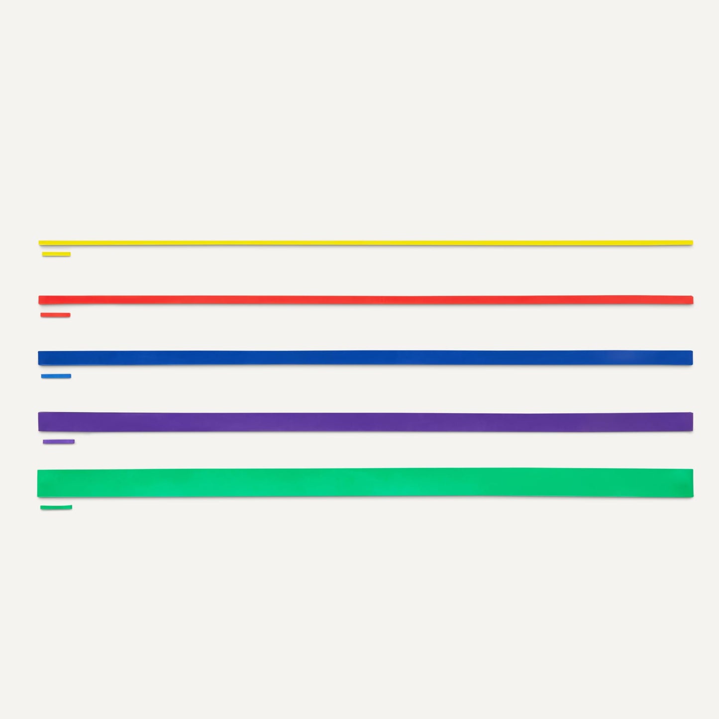 Amazon Basics Exercise Resistance Bands for Working Out, Set of 5, Multiple Resistance Levels