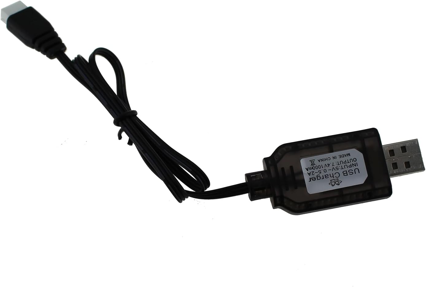 TAODAN 7.4V XH-3Pin USB Charger Cable with Plug Circuit Protection Compatible with Remote Controlled