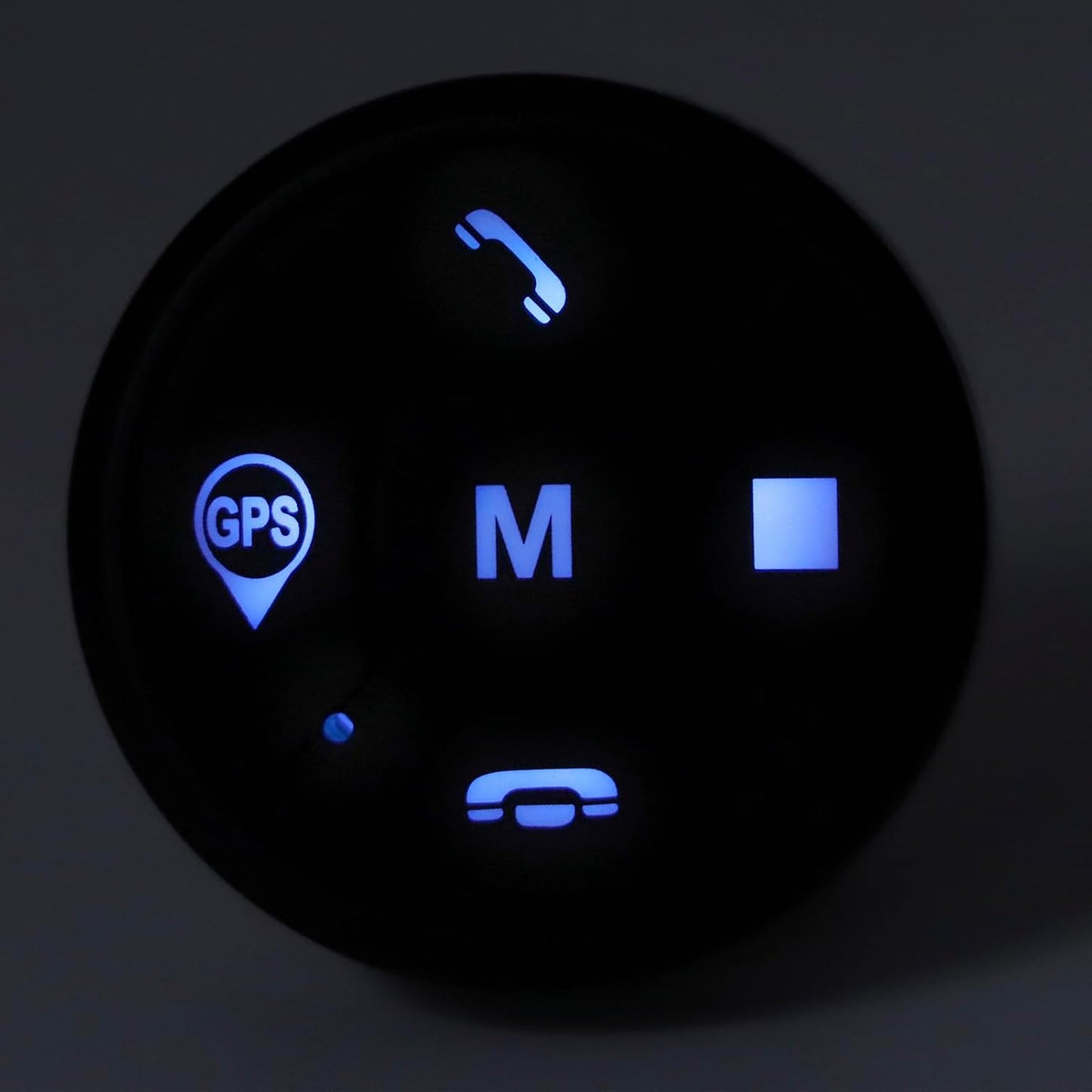 Locadence Wirelessly BT Media Remote Button, Steering Wheel Control Buttons Kit, Car Steering Wheel Button Media Remote